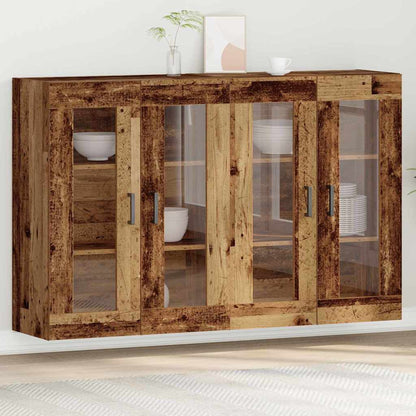 Armadi da Parete 2 pcs Legno vecchio 69,5 x 34 x 90 cm