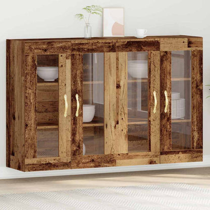 Armadi da Parete 2 pcs Legno vecchio 69,5 x 34 x 90 cm