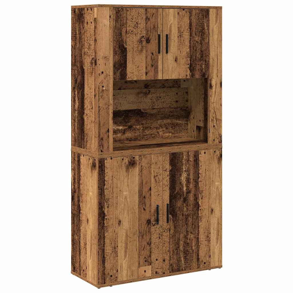 Credenza Legno vecchio 80 x 33 x 150 cm Legno multistrato