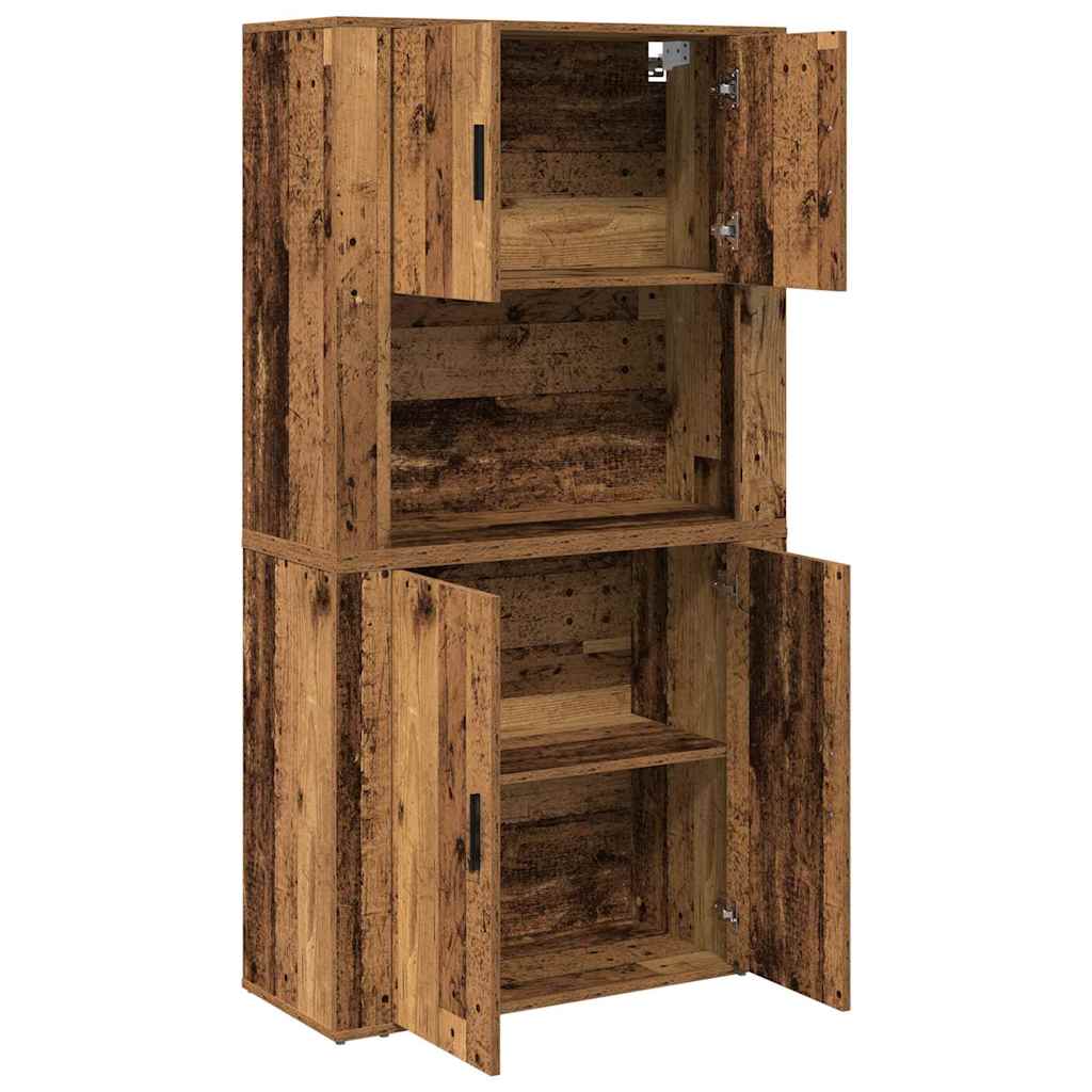 Credenza Legno vecchio 80 x 33 x 150 cm Legno multistrato
