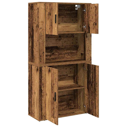 Credenza Legno vecchio 80 x 33 x 150 cm Legno multistrato