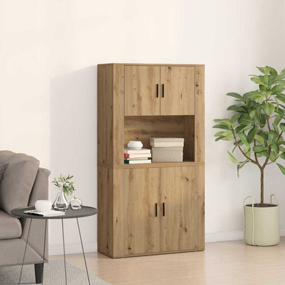 Credenza Rovere artigianale 80 x 33 x 150 cm Legno multistrato