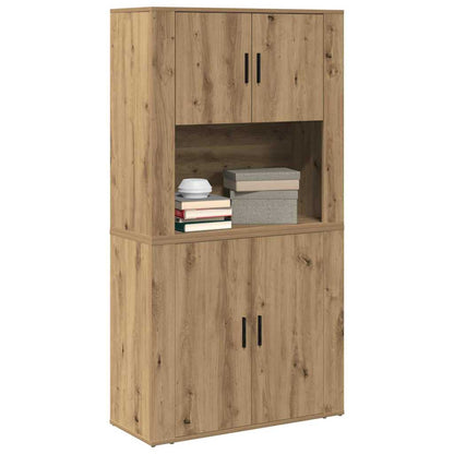 Credenza Rovere artigianale 80 x 33 x 150 cm Legno multistrato