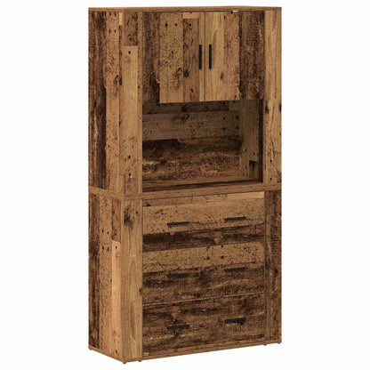 Credenza Legno vecchio 80 x 33 x 150 cm Legno multistrato
