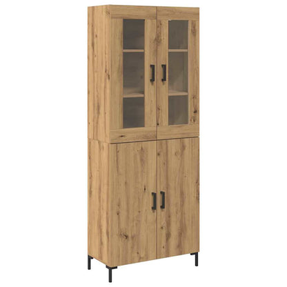 Credenza 2 pcs rovere artigianale 69,5 x 34 x 180 cm