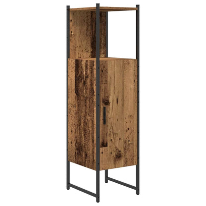 Set di mobili per il bagno 4 pcs Marrone 33 x 33 x 185.5 cm