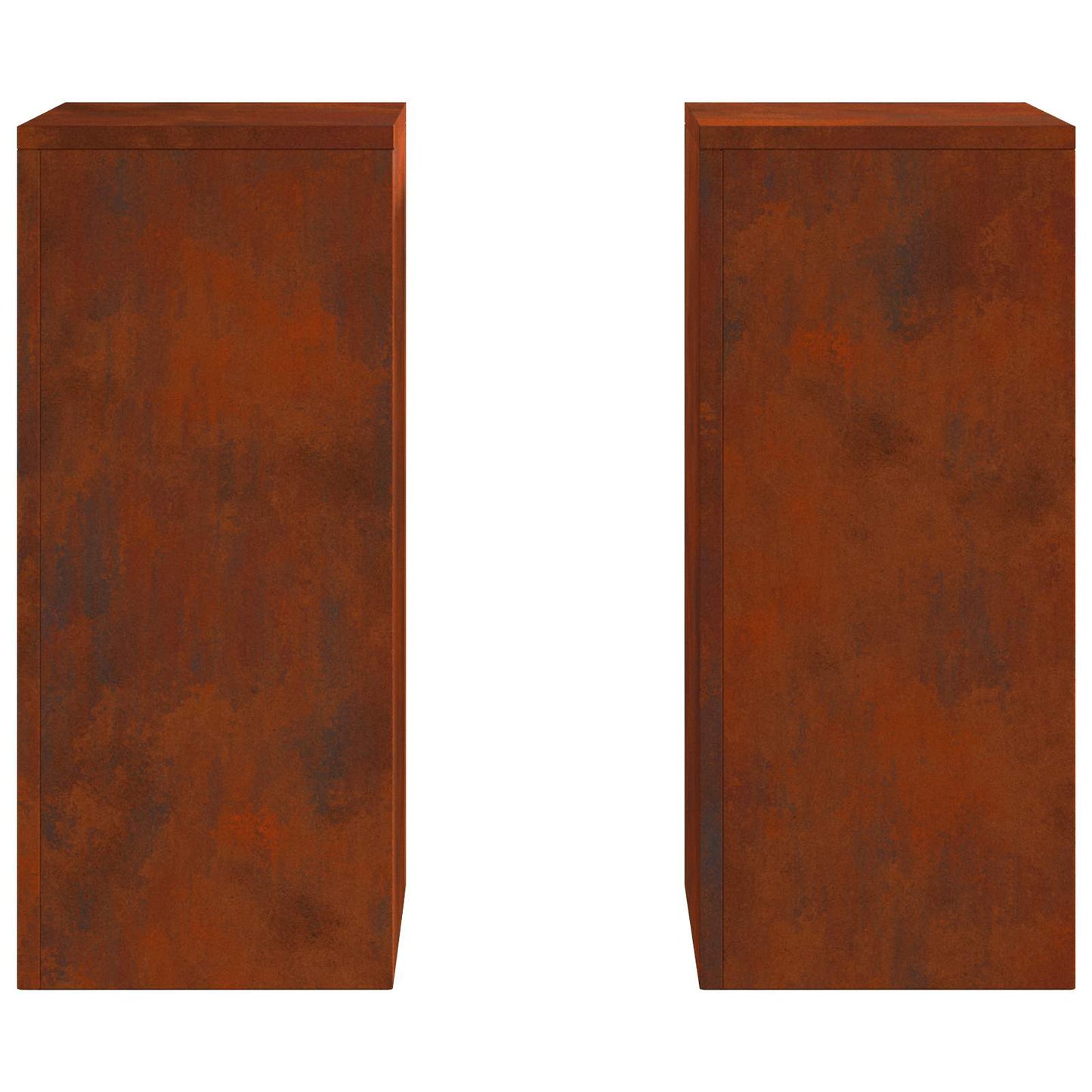 Supporto per piante 2 pcs Ruggine 24 x 24 x 55 cm
