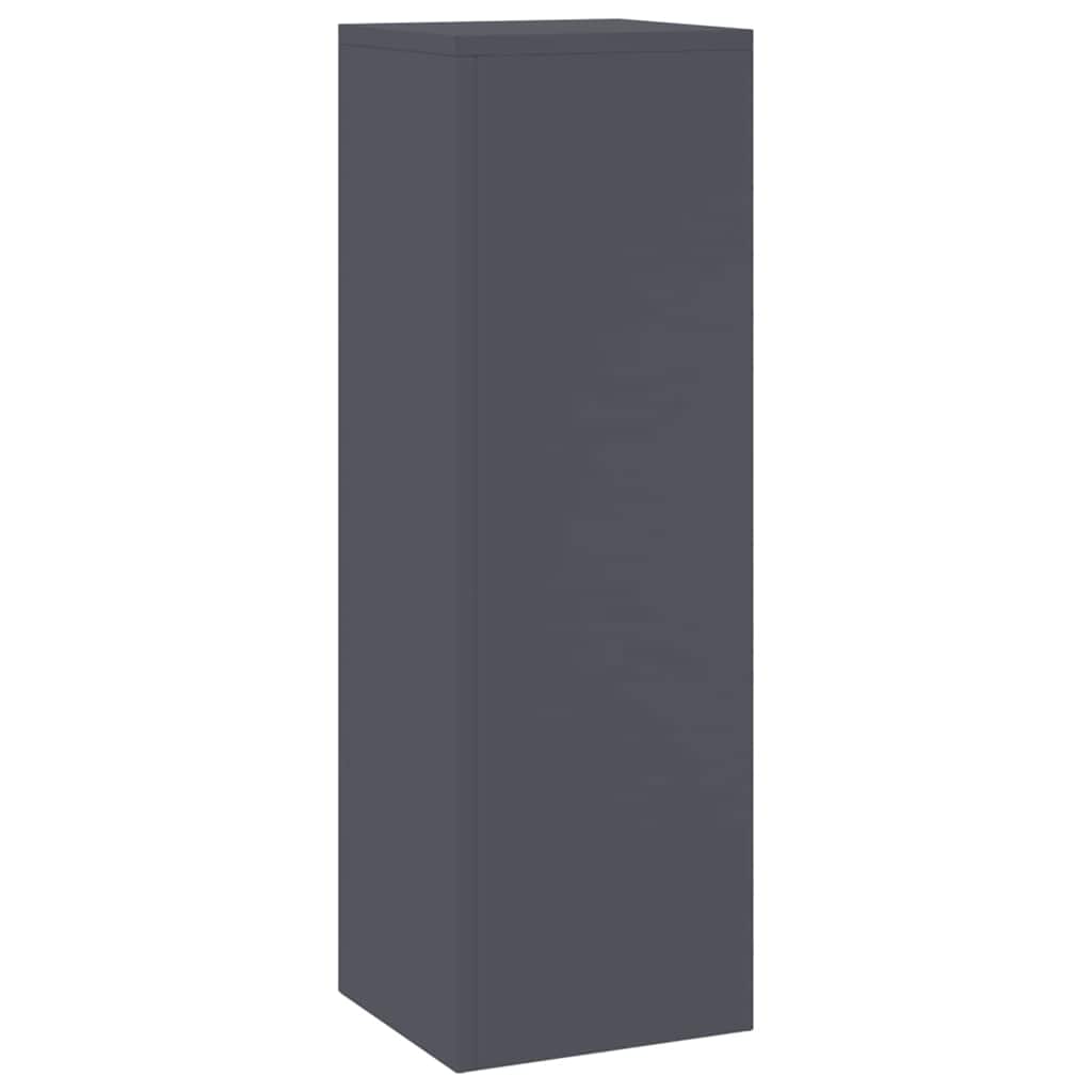 Supporto per piante 2 pcs Antracite 24 x 24 x 75 cm Acciaio