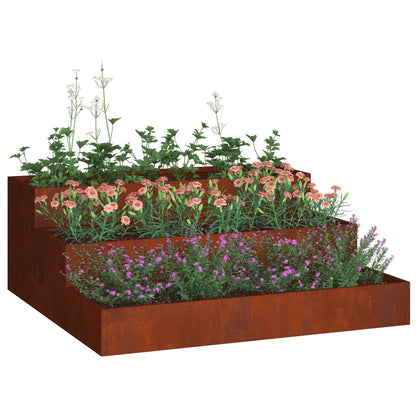 Vaso da giardino Ruggine 90 x 90 x 35 cm