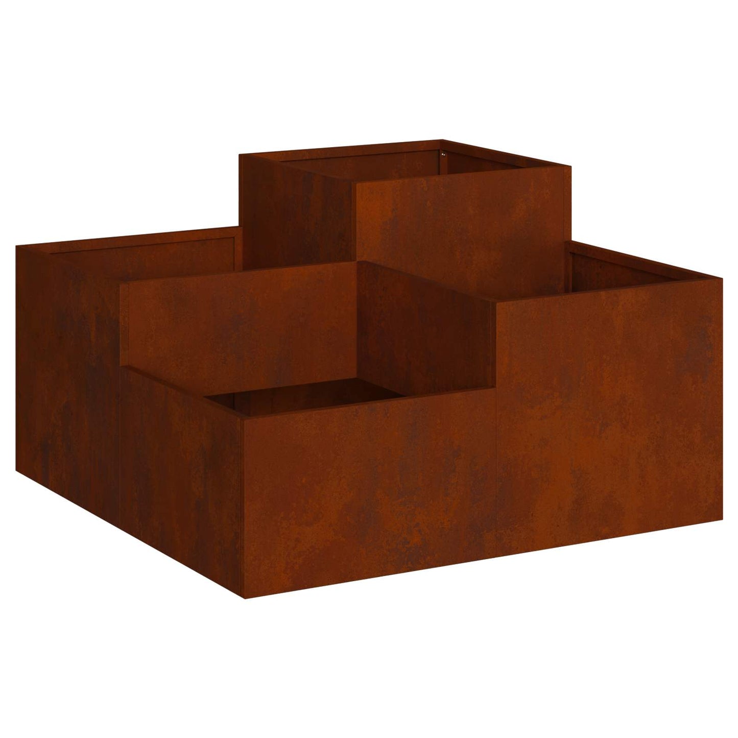 Vaso da giardino Ruggine 80 x 80 x 48 cm
