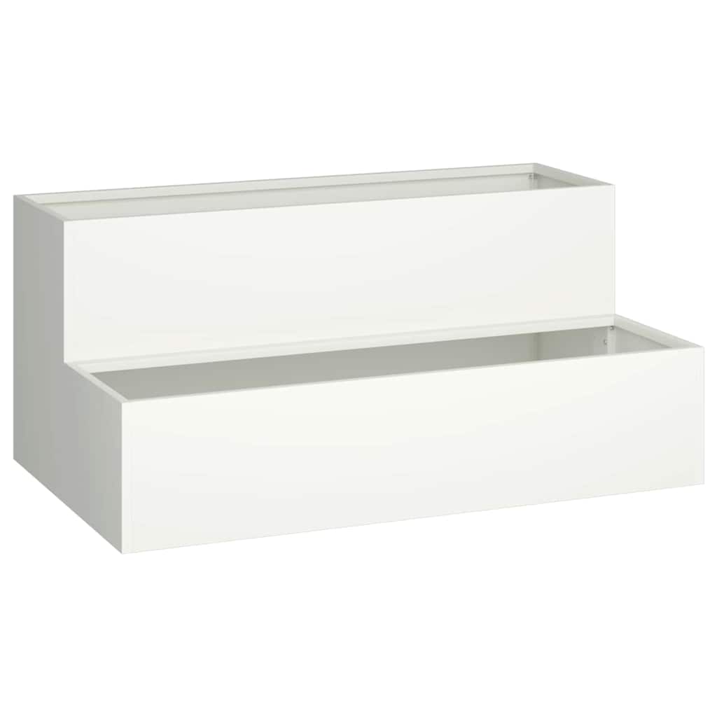 Vaso da giardino Bianco 100 x 60 x 45 cm