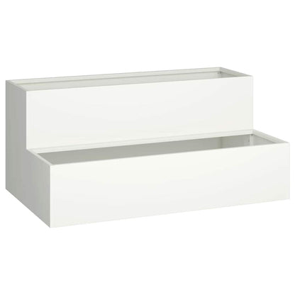 Vaso da giardino Bianco 100 x 60 x 45 cm