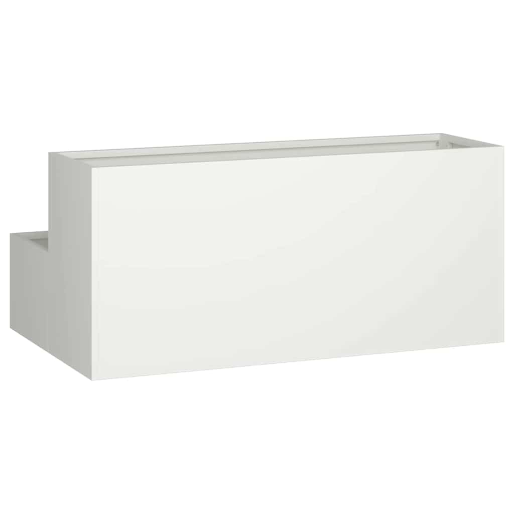 Vaso da giardino Bianco 100 x 60 x 45 cm