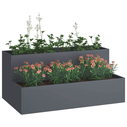 Vaso da giardino Antracite 100 x 60 x 45 cm