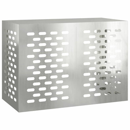 Copertura per condizionatore d'aria Argento 100 x 50 x 70 cm