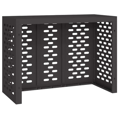 Copertura per condizionatore d'aria Nero 110 x 50 x 80 cm