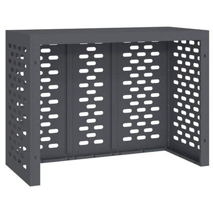 Copertura per condizionatore d'aria Antracite 110 x 50 x 80 cm