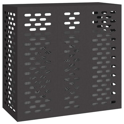 Copertura per condizionatore d'aria Nero 110 x 50 x 105 cm