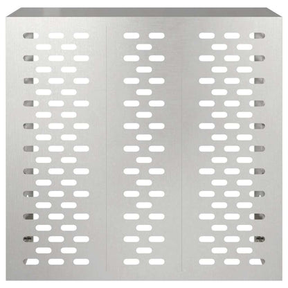 Copertura per condizionatore d'aria Argento 110 x 50 x 105 cm