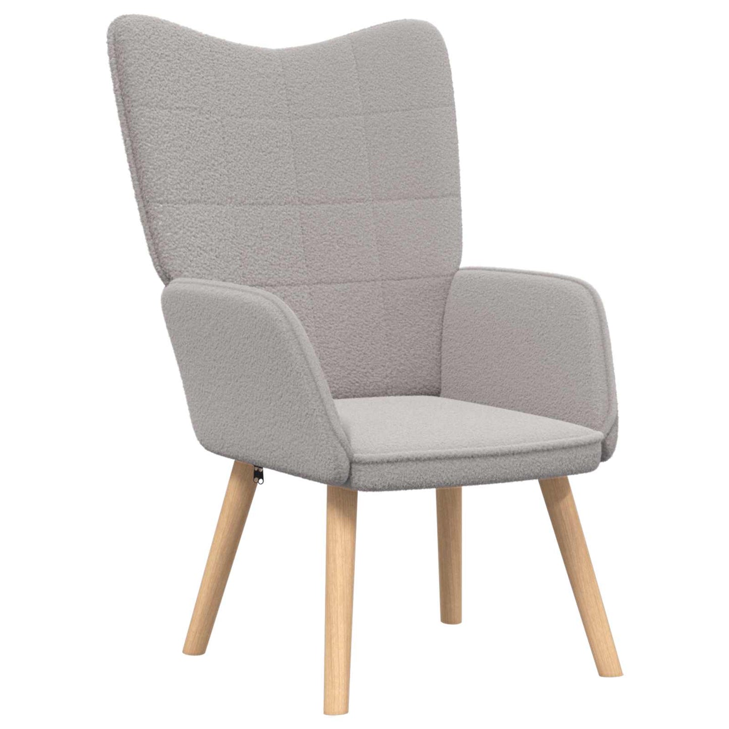 poltrona Grigio chiaro 62 x 67 x 95,5 cm Tessuto Sherpa