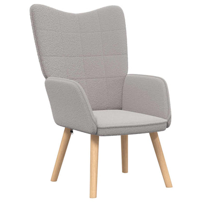 poltrona Grigio chiaro 62 x 67 x 95,5 cm Tessuto Sherpa