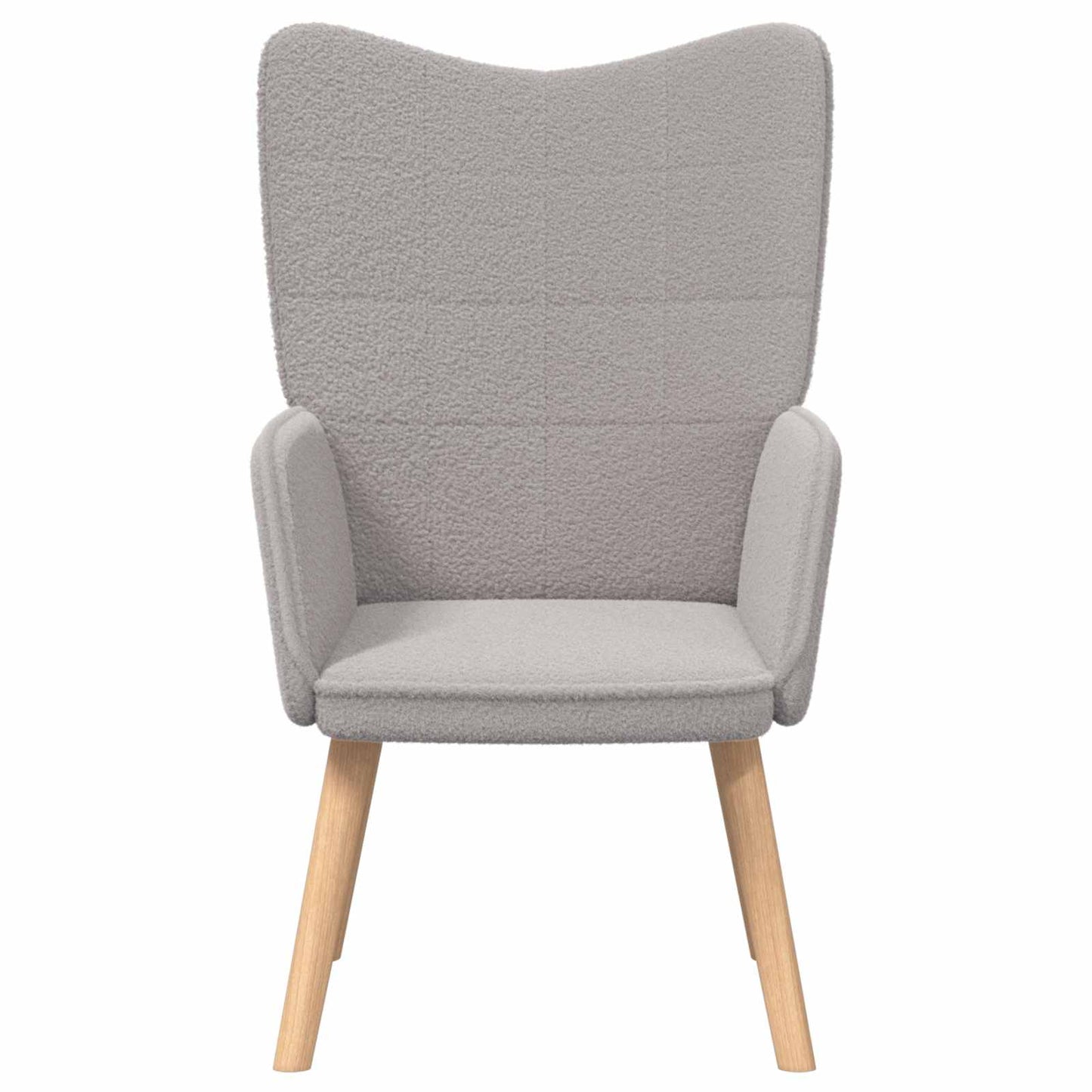 poltrona Grigio chiaro 62 x 67 x 95,5 cm Tessuto Sherpa