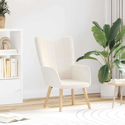 poltrona Crema 62 x 67 x 95,5 cm Tessuto Sherpa