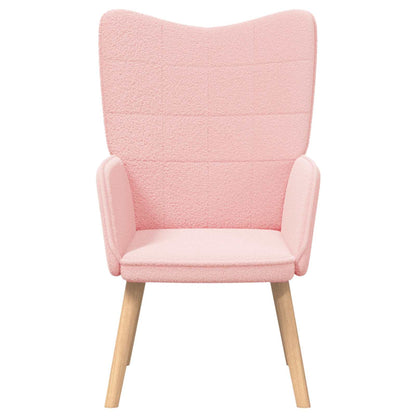 poltrona Rosa 62 x 67 x 95,5 cm Tessuto Sherpa