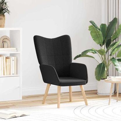 poltrona Nero 62 x 67 x 95,5 cm Tessuto Sherpa