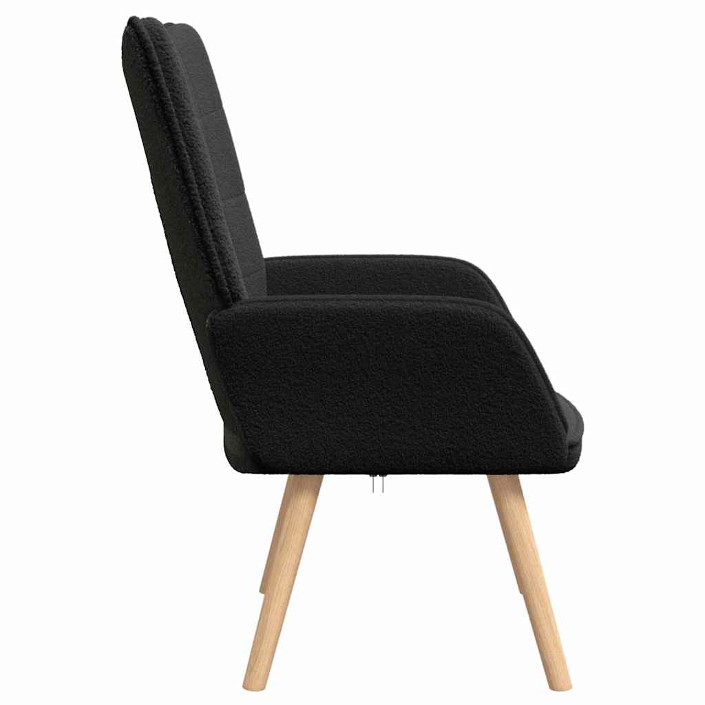poltrona Nero 62 x 67 x 95,5 cm Tessuto Sherpa