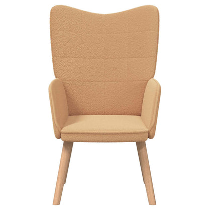 poltrona Beige 62 x 67 x 95,5 cm Tessuto Sherpa