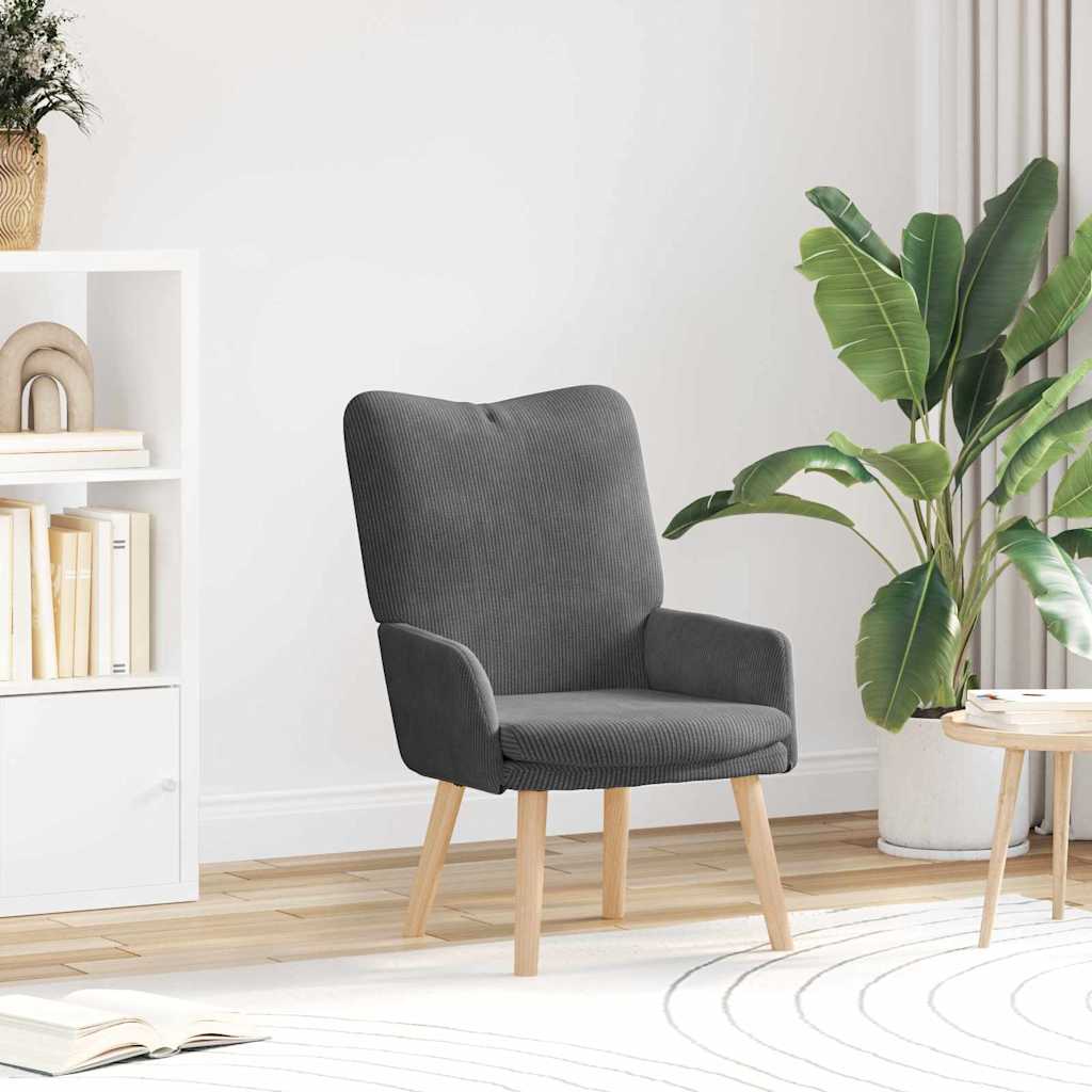 poltrona Grigio scuro 63 x 67 x 94 cm Tessuto