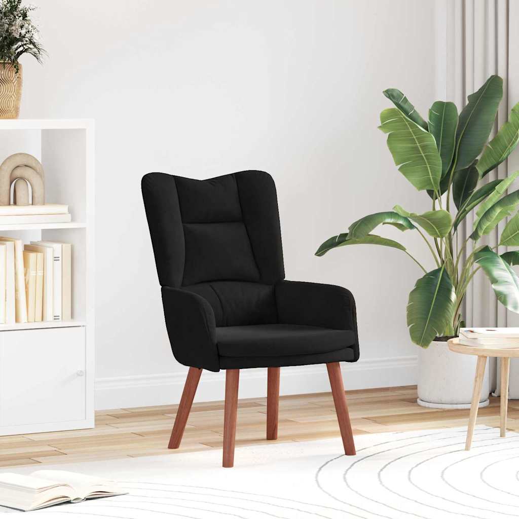 poltrona Nero 63 x 67 x 94 cm Velluto