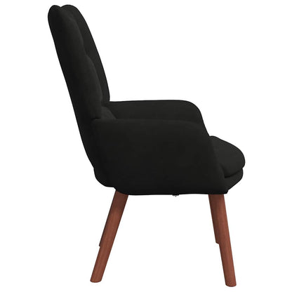 poltrona Nero 63 x 67 x 94 cm Velluto