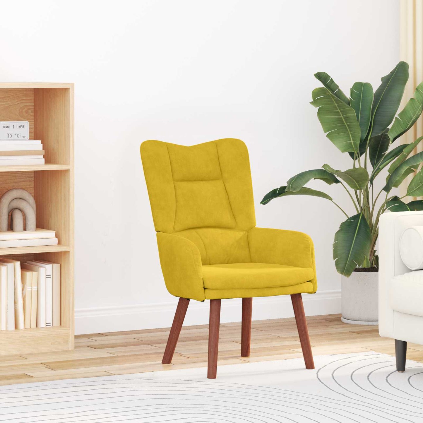 poltrona Giallo 63 x 67 x 94 cm Velluto