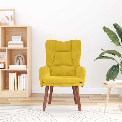 poltrona Giallo 63 x 67 x 94 cm Velluto
