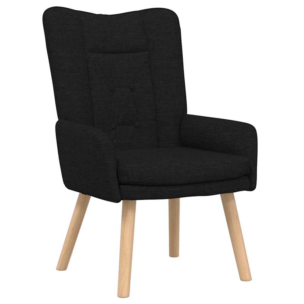 poltrona Nero 63 x 67 x 94 cm Tessuto e compensato