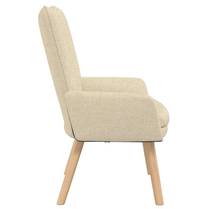 poltrona Crema 63 x 67 x 94 cm Tessuto e compensato