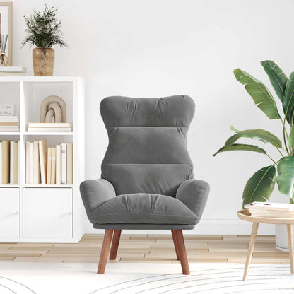 poltrona Grigio scuro 69 x 74 x 93 cm Velluto