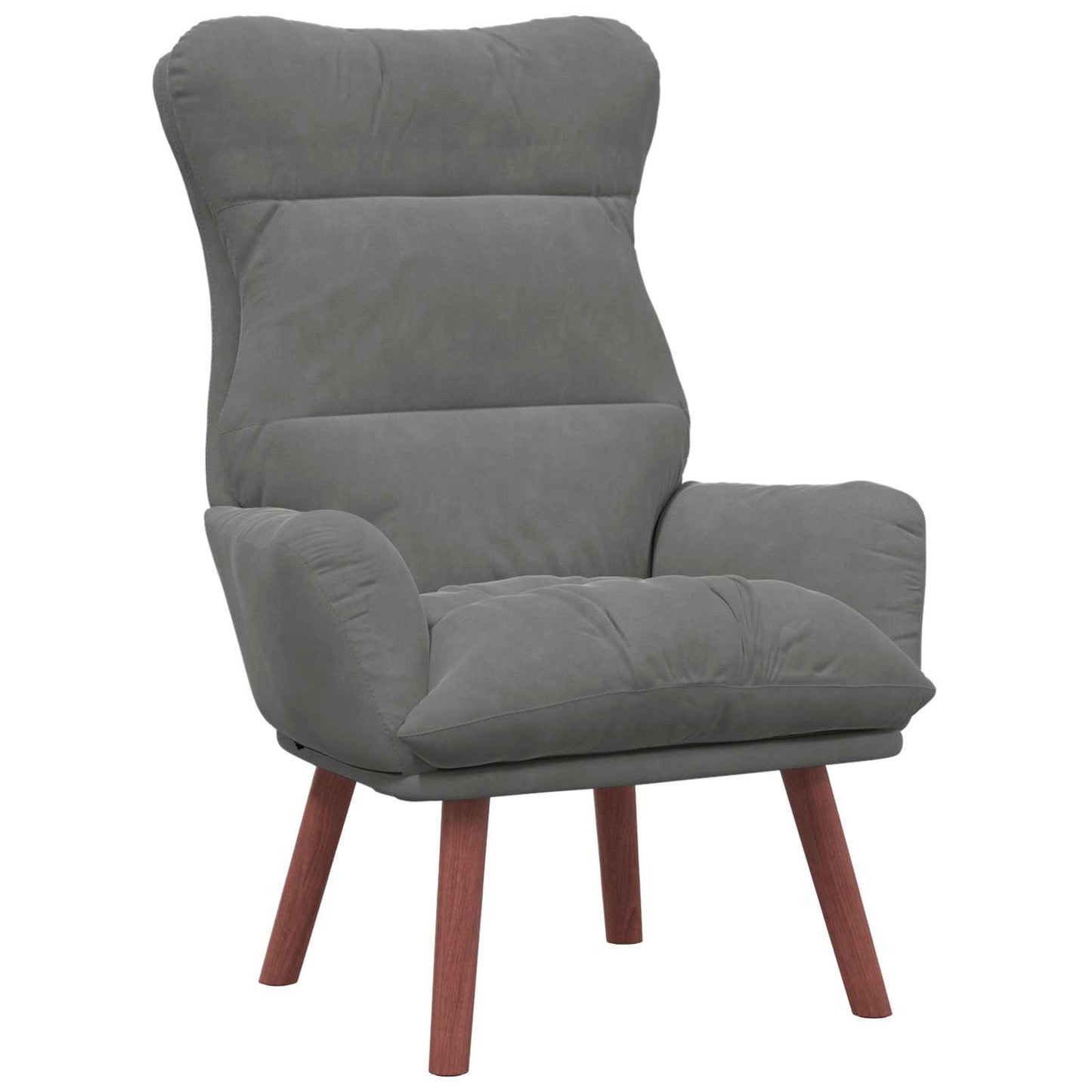 poltrona Grigio scuro 69 x 74 x 93 cm Velluto
