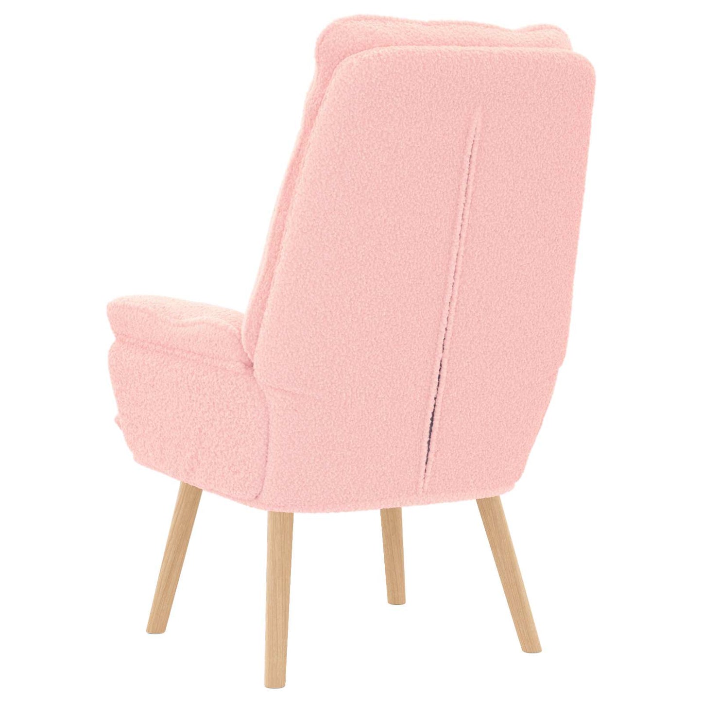 poltrona Rosa 69 x 74 x 93 cm Tessuto Sherpa