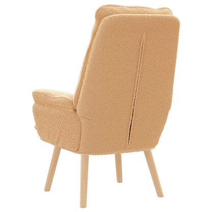 poltrona Beige 69 x 74 x 93 cm Tessuto Sherpa
