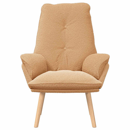poltrona Beige 69 x 74 x 93 cm Tessuto Sherpa