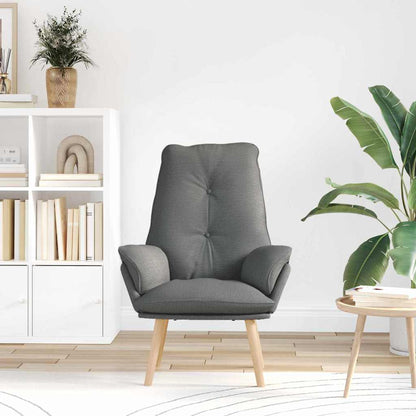 poltrona Grigio scuro 69 x 74 x 93 cm Tessuto e compensato
