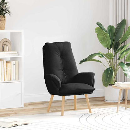poltrona Nero 69 x 74 x 93 cm Tessuto e compensato