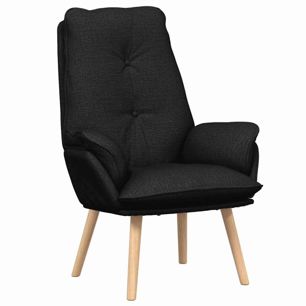 poltrona Nero 69 x 74 x 93 cm Tessuto e compensato