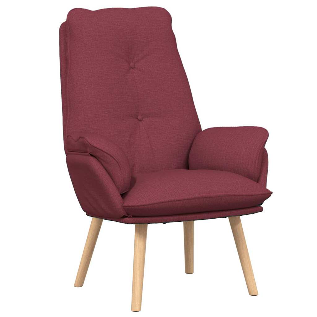 poltrona Rosso Vino 69 x 74 x 93 cm Tessuto e compensato