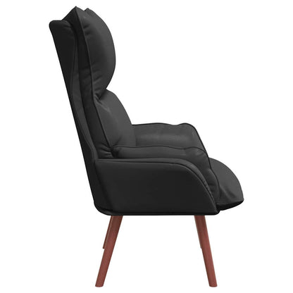 poltrona Nero 69 x 74 x 93 cm Pelle Artificiale