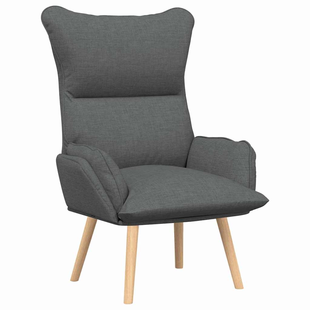 poltrona Grigio scuro 69 x 74 x 93 cm Tessuto e compensato