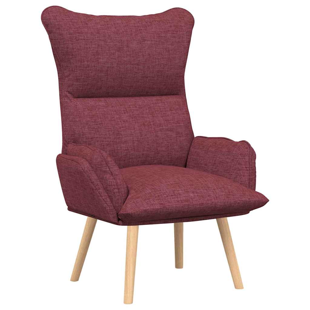 poltrona Rosso Vino 69 x 74 x 93 cm Tessuto e compensato